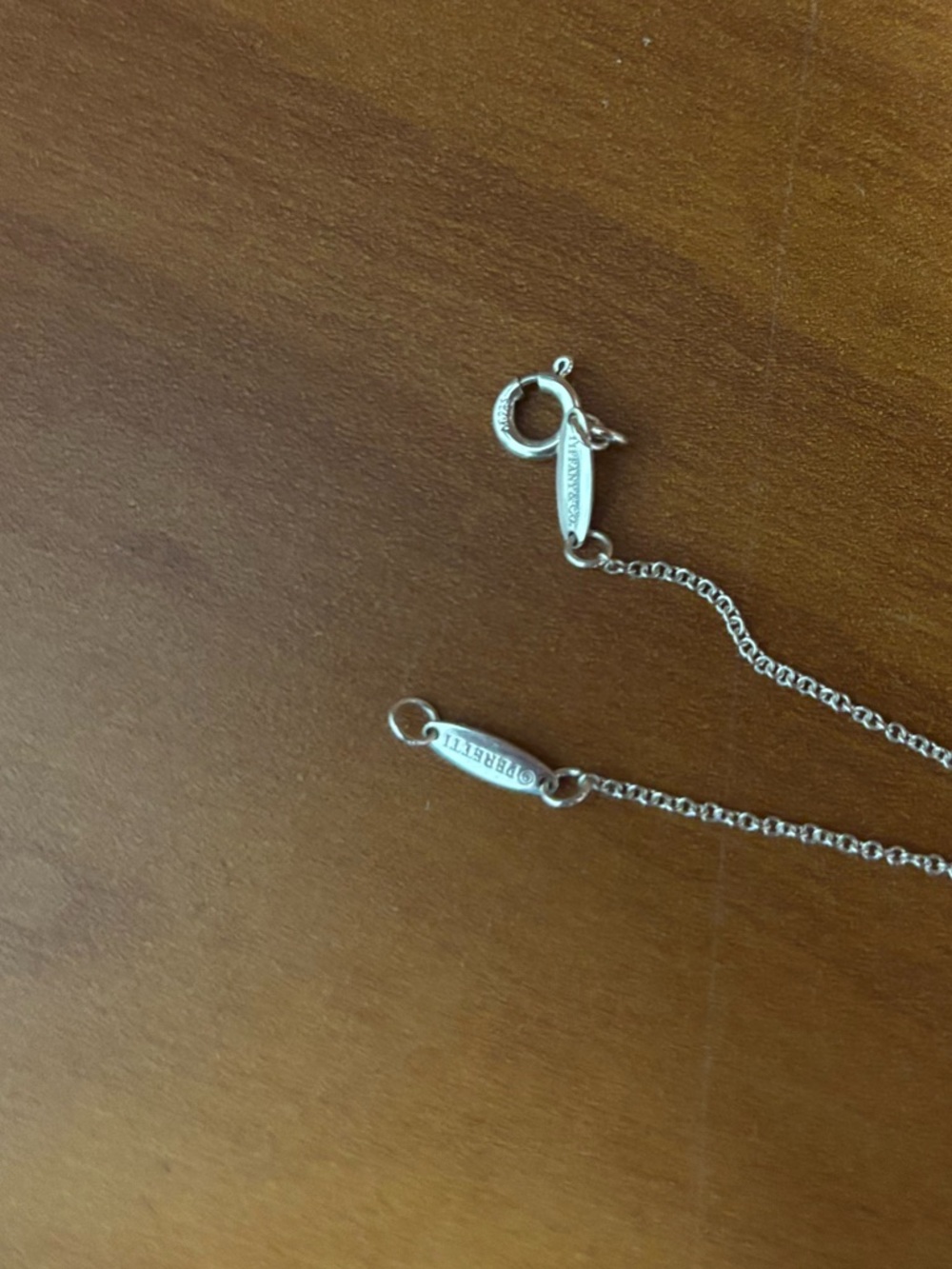 Tiffany & Co. Elsa Peretti Silver Open Heart Necklace (11mm) - Picture 2 of 4
